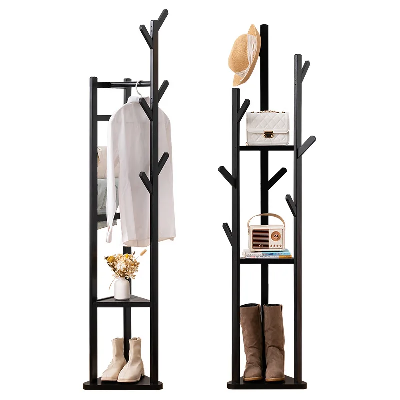 

Простая вешалка для домашнего аренда, вешалка для хранения в спальне, напольная вешалка, вертикальная вешалка, простая многофункциональная