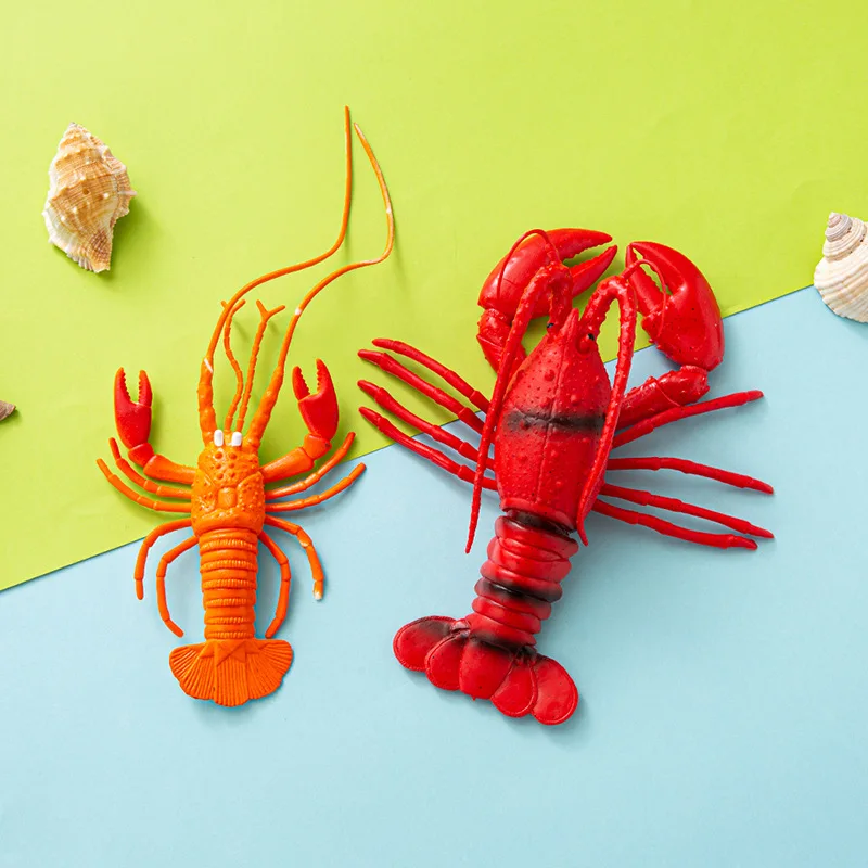 

Funny Simulation Squeeze Sound-emitting Crab Soft Plastic Toys Creative Marine Animal Model Kids Parent-child Interactive Toys