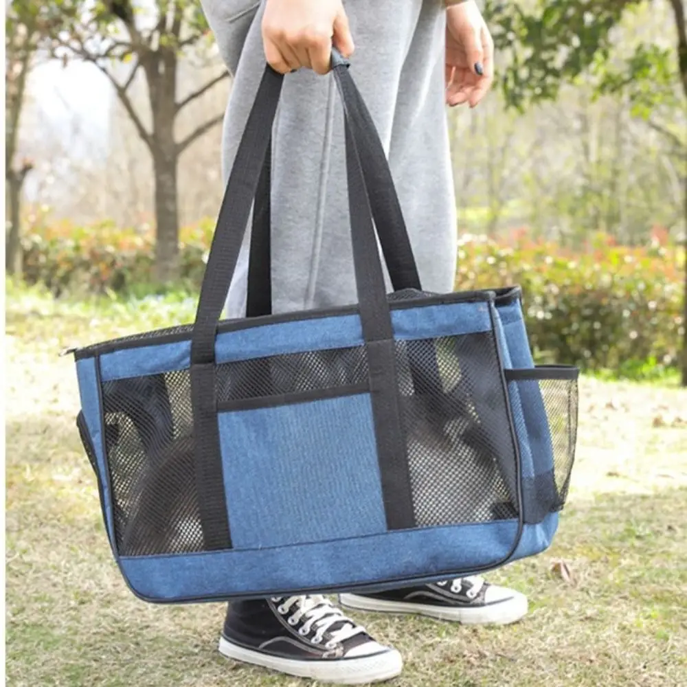 

Breathable Pet Carrying Bag Comfortable Large-capacity Cat Carrier Handbag Portable Backpack Cat Transport Bag Summer