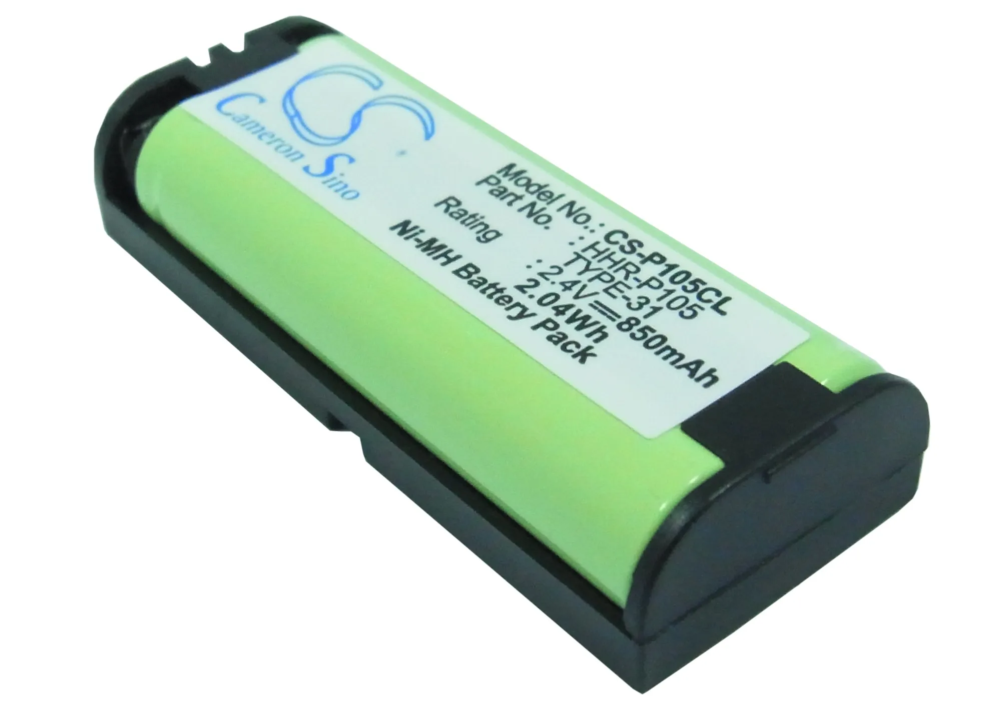 Ni-MH Cordless Phone Battery for Muraphone Vertical Toshiba Polycom Philips Uniden Panasonic Avaya,2.4v,850mAh,V10000 KXFG2451