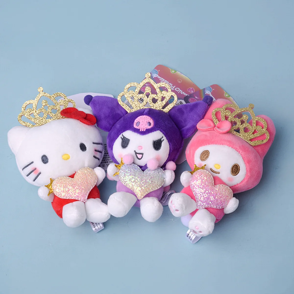 

Hello Kitty Christmas Series Plush Doll Cute Cartoon Sanrio My Melody Elk Christmas Tree Gift Box Dress Up Children's Toy Gifts