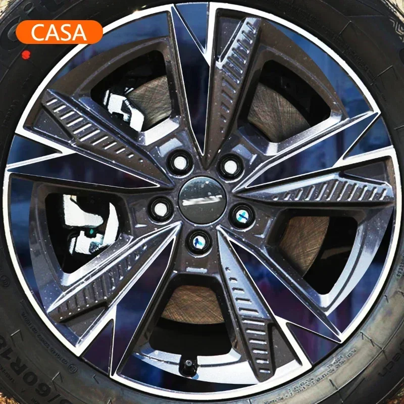 For Chery JETOUR DASHING Car Wheel Hub Stickers Modified Parts Accessories Exterior Decoration Waterproof Products Car Stickers