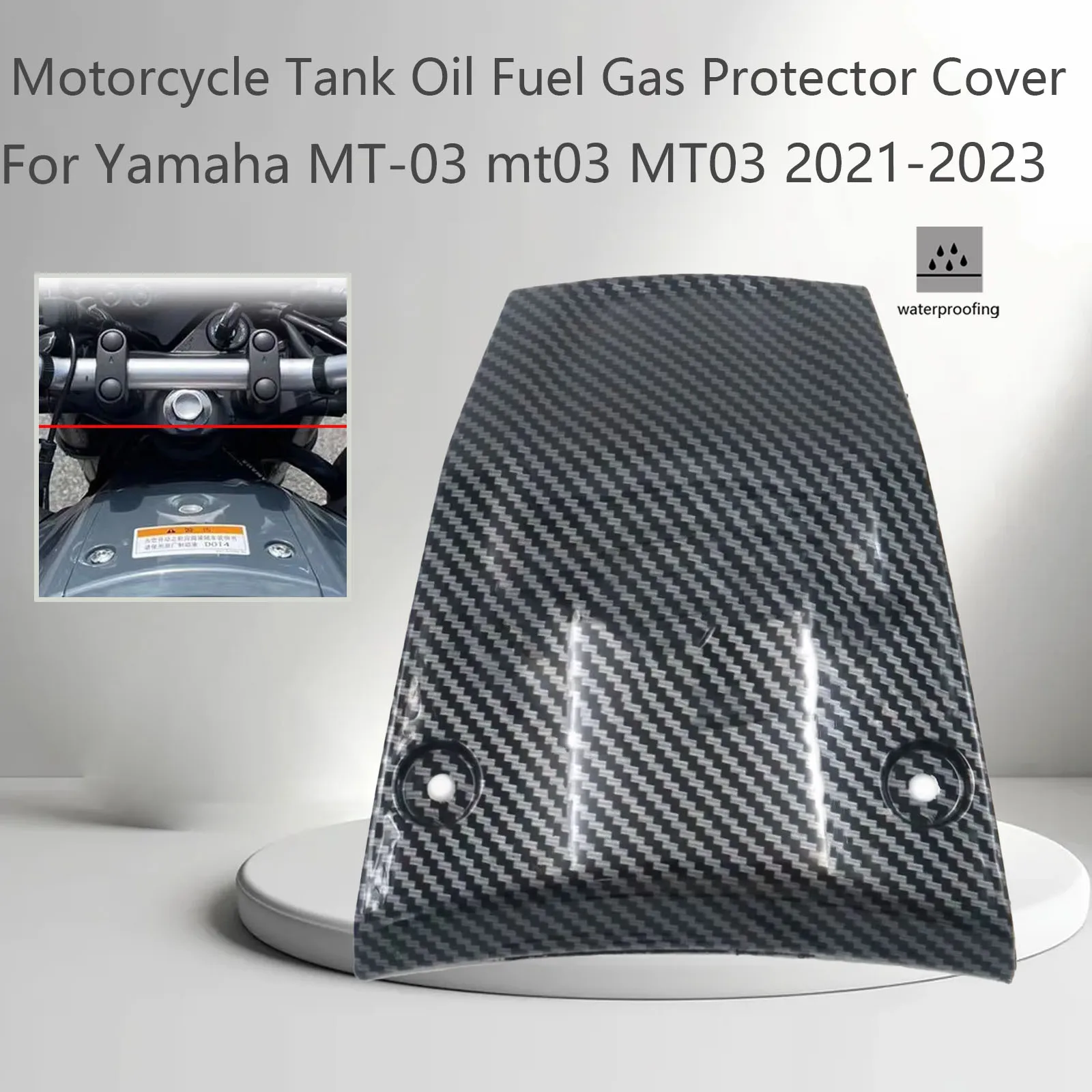 

Motorcycle Tank Oil Fuel Gas Protector Cover Middle Shell Fairing Accessories For Yamaha MT-03 MT03 MT 03 2021-2023