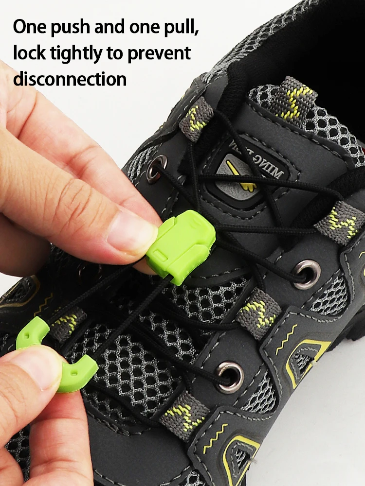 Quick Release No-Tie Shoelace Lock Buckle for Outdoor Sports Hiking Lazy Shoelace Fixing Clasp Universal Shoe Buckle