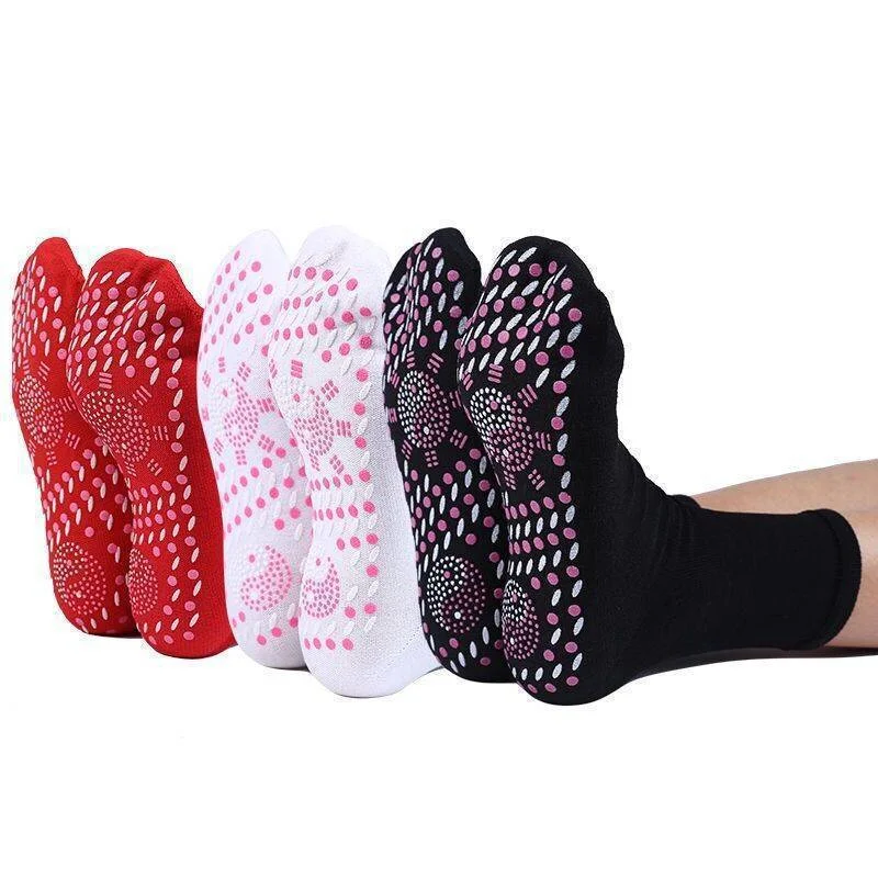 1 Pair Magnetic Socks Warm Tourmaline Self Heating Therapy Ankle Pain Relief Sock Winter Ski Fitness Thermal Sport Socks