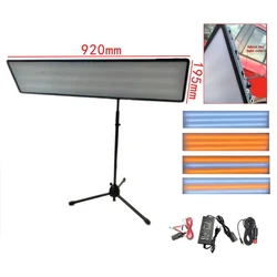 110V/220V LED Lamp Sheet Metal Repairer Car Dent Repair Tools LED Light Reflection Board with Adjustable Holder Hand Tool Set