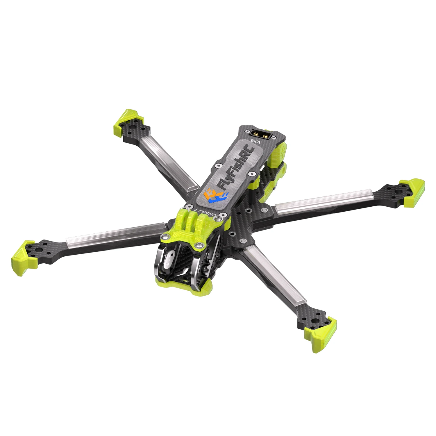 FlyFishRC Volador II VX6 V2 Freestyle FPV T700 6 inch Frame Kit compatible with DJI O3 Air Unit for FPV Quadcopter Kit