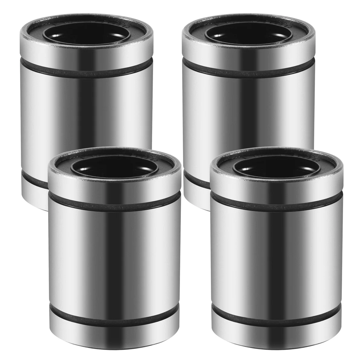 4 pcs LM20UU 20x32x42mm Double Side Rubber Seal Linear Motion Ball Bearing Bushing