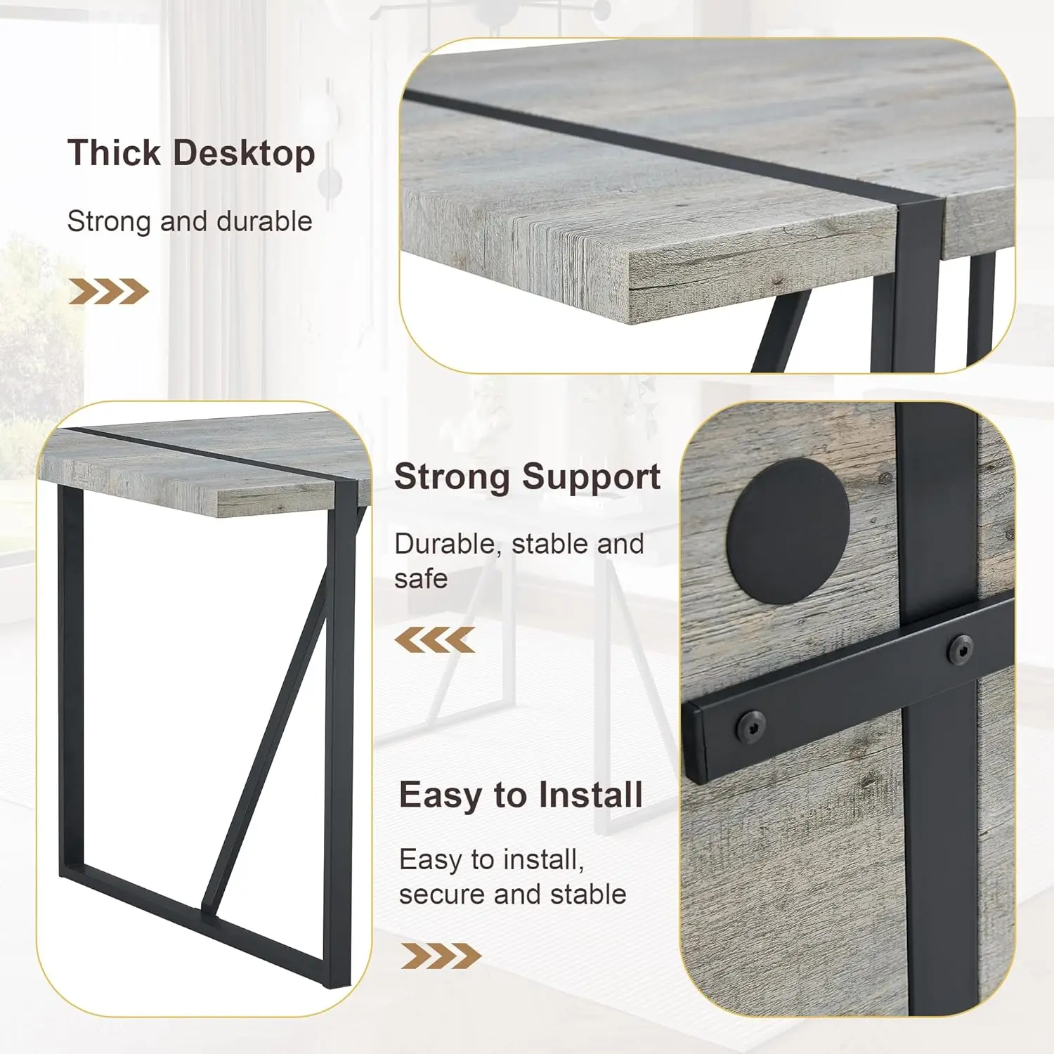 Minimalista retro mesa de jantar, 6 cadeiras sem braços, cadeiras baixas