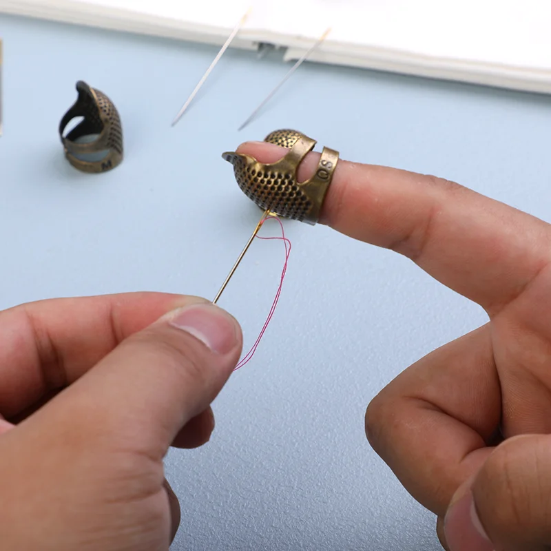 Retro Finger Protector Antique Thimble Ring, Craft Tool