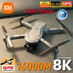 Xiaomi V88 Drone 8K Professional Original Anti-Shake HD Dual Camera Omnidirectional Obstacle Avoidance UAV Remote Control 16000M