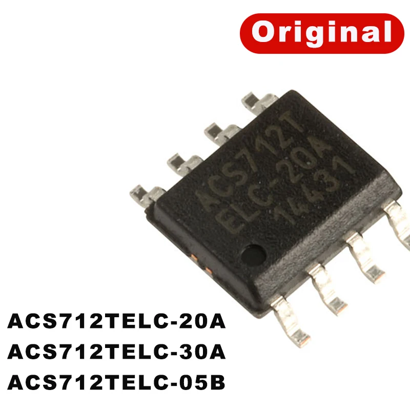 5PCS Original ACS712T ACS712TELC-20A ACS712TELC-30A 05B ACS712ELCTR-20A-T  ACS712ELCTR-30A-T ACS712ELCTR-05B-T Current Sensors