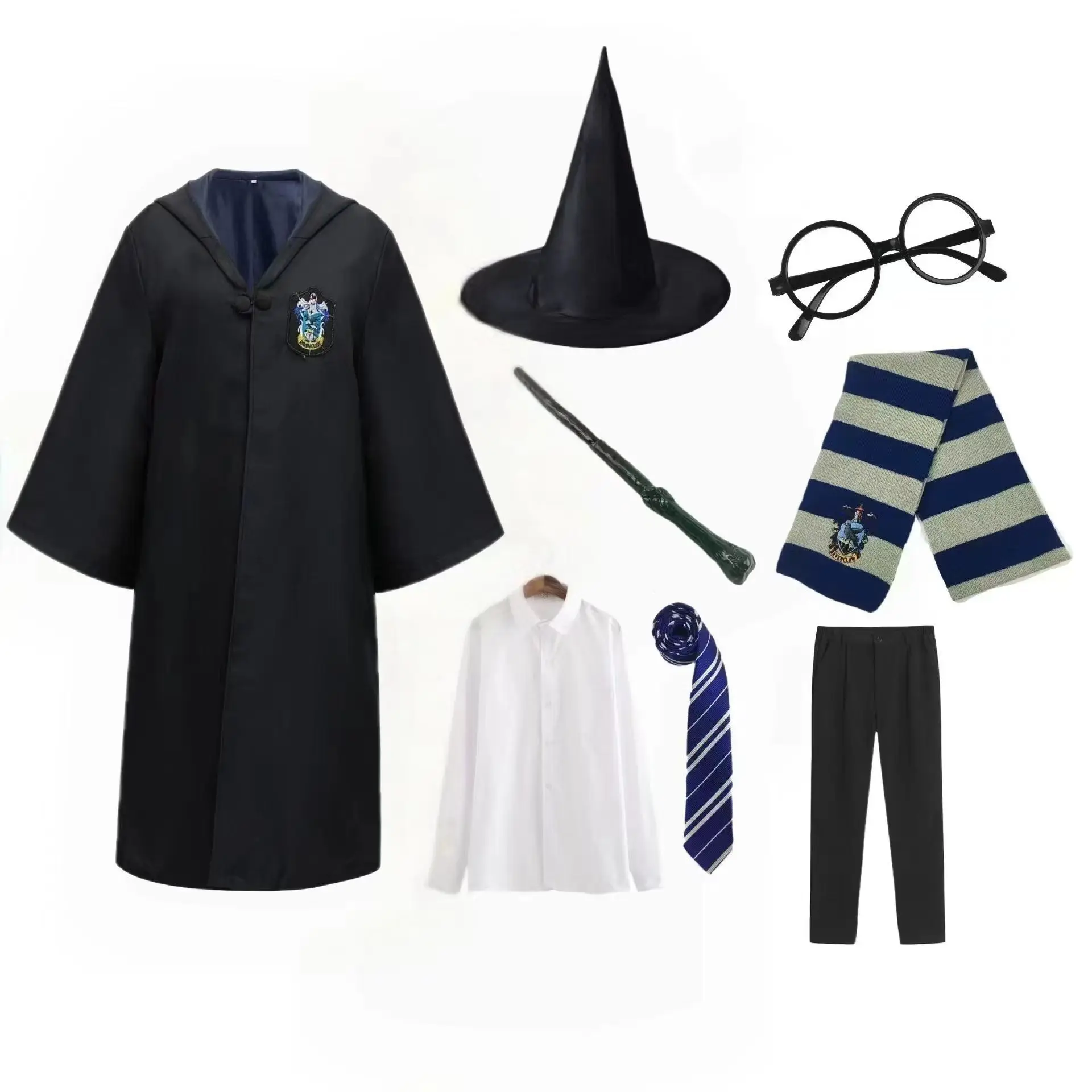 S-XXL Volwassen Harries Cosplay Magic Cape Mantel Robe Potters Hermelien Griffoendor Vakantie Halloween College Kostuum Accessoires Cadeau