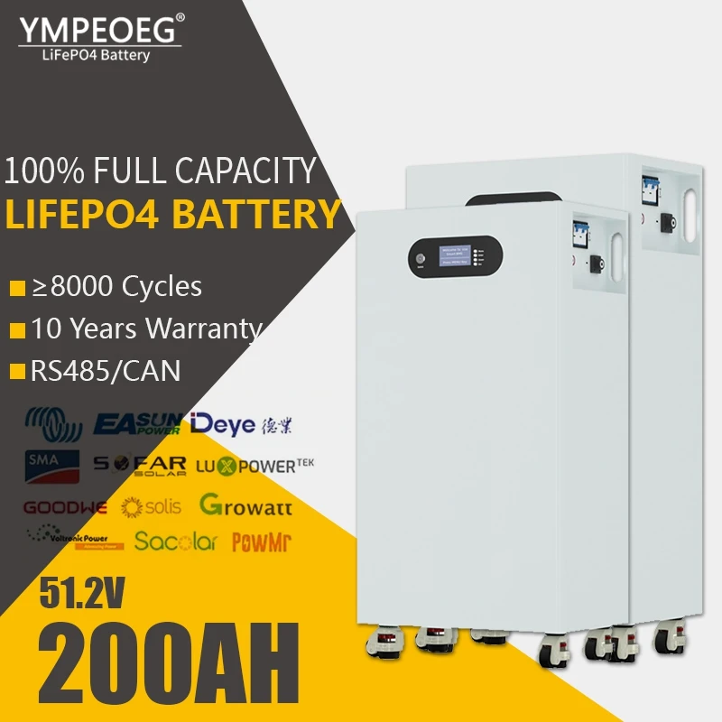 48V 280Ah/314Ah Brand New Grade A LiFePO4 Battery Pack 16KWh 100% Full Capacity Built-in BMS 10 Years Warranty Solar Power Bank