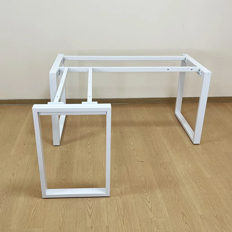 

Table legs wholesale L-shaped desk mouth shaped table legs steel frame supervisor table financial