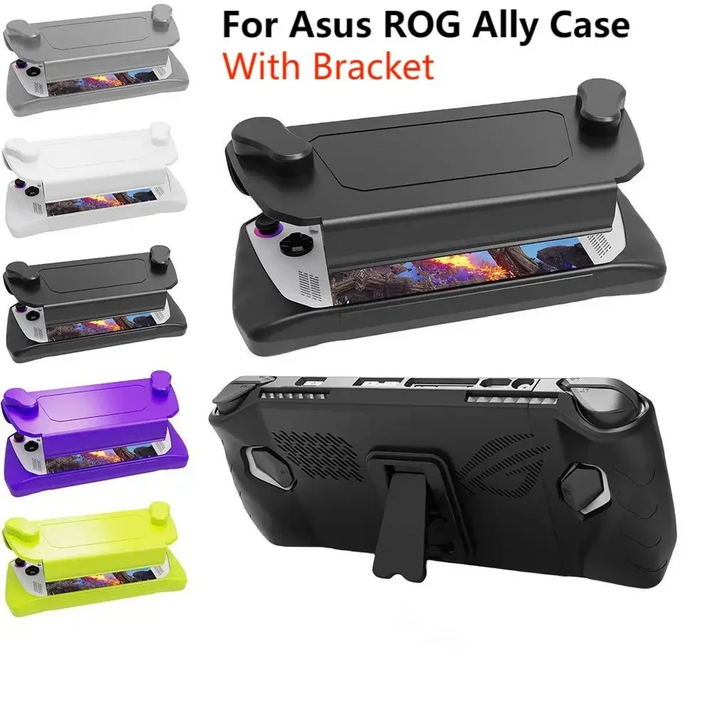 For Asus ROG Ally 3 in 1 Protective Case With Case Game Console Shockproof Shell Accessories Kickstand and Removable Front Cover