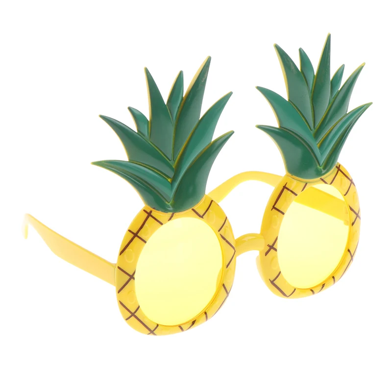 1pc Hawaii Tropical Party Glasses Pineapple Hawaiian Pool Beach Party Decoration Supplies Funny Glasses Photo Prop