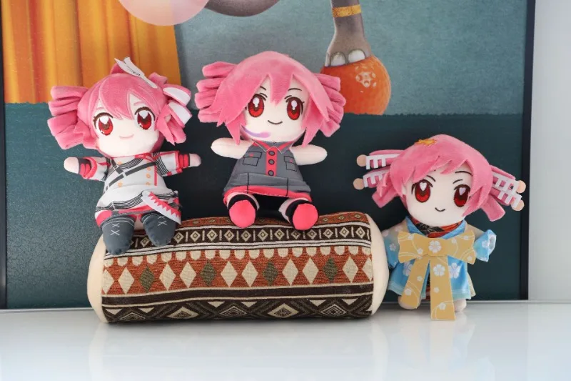 

Kasane Teto Cosplay Soft Plush Pendant Anime Cute 20cm Keychain Girls Birthday Gifts Plushie Stuffed Animal Halloween Party