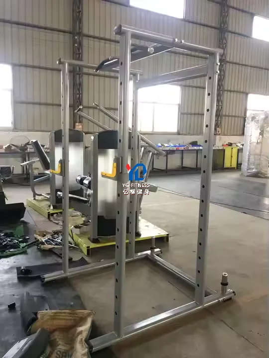 YG FITNESS-6038 Commercial Gym Exercise Power Cage Pull-ups Smith Machine Squat Rack Squat Power Rack