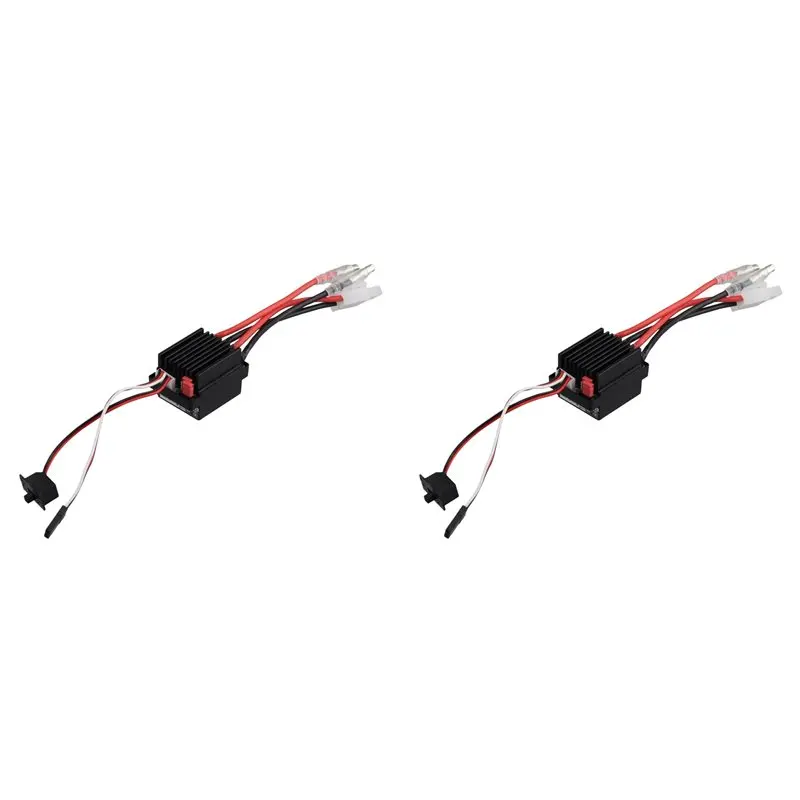 A99E-2X 320A ESC Brushed Forward Reverse Electric Speed Controller With Brake Waterproof Support 2-3S Battery For RC Car Boat