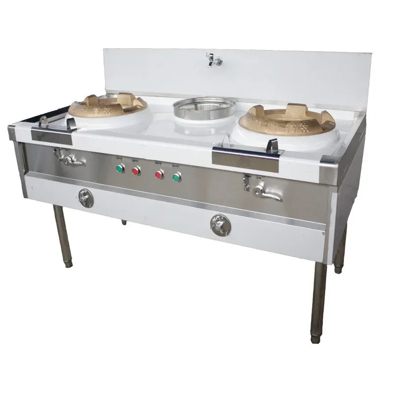 

Stainless steel gas stove, commercial hot stove, hotel energy-saving stove, single and double stove