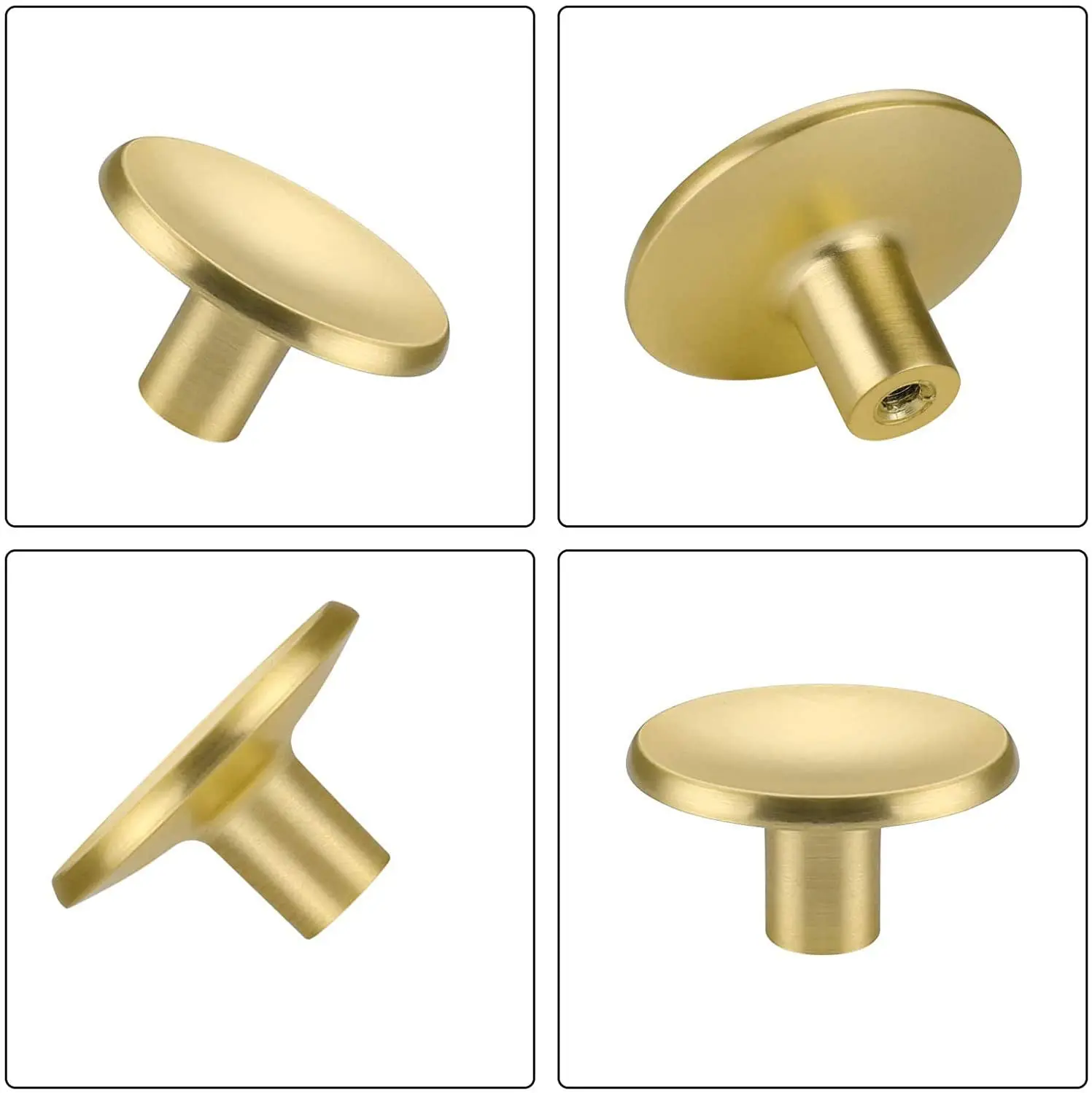 

Goldenwarm Cabinet Pulls Kitchen Cabinet Hardware Gold Knobs for Dresser Drawers Solid Zinc Alloy Knobs Furniture Handle