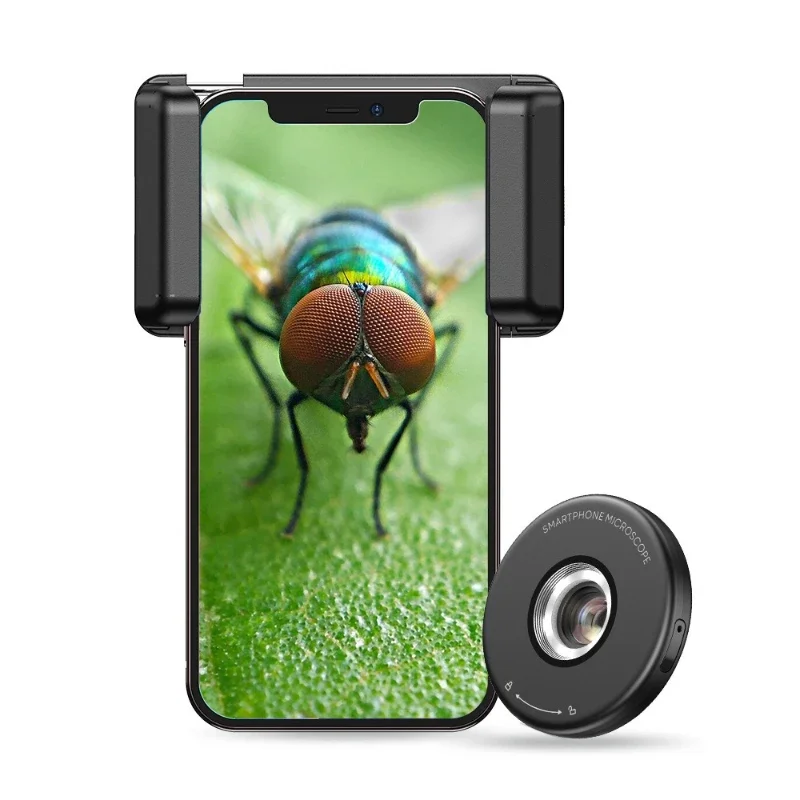 

Portable mobile phone microscope 100 times high definition macro lens, jewelry main board insect students science iden