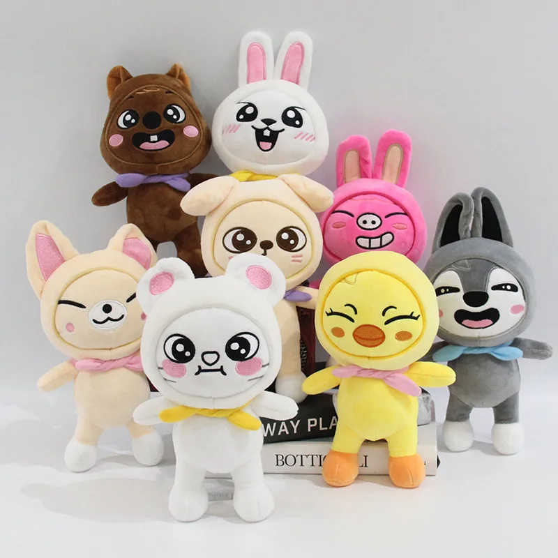 20 cm SKZOO Stray enfants peluche poupée Fang Can Li Longfu étoile même coton poupée poupée jouet SKZ Fan cadeau de noël
