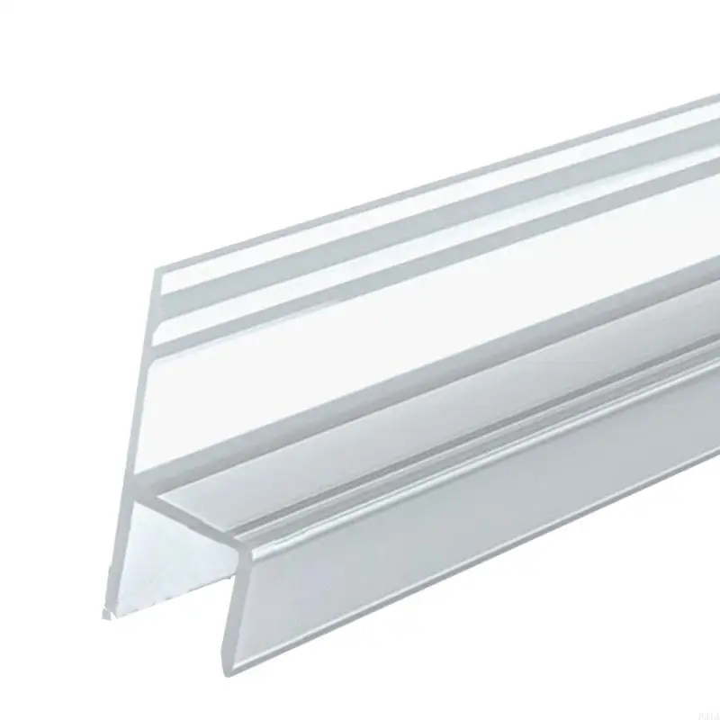 

2025 New Multipurpose H Type Glass Door Seal Strips Keep Your Bathroom Floor Dry with Easy to Installion Silicone Materials