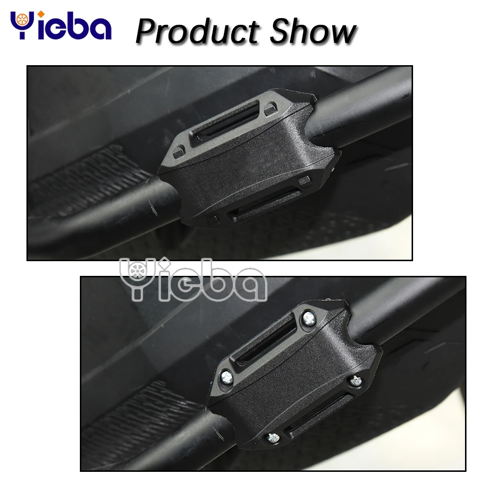 Motocicleta Motor Crash Bar Proteção, Bumper Decorative Guard Block, 25mm, Yamaha Tenere700 2019 2020 2021