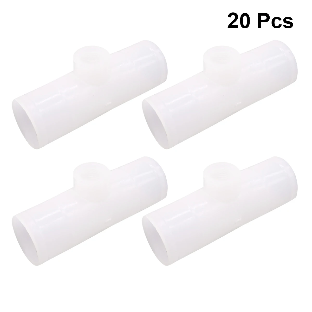 

20pcs Tee Water Pipes Three Way Farm Supplies Chicken Drinkers System Installation Premium Material Safe Practical Pigeons