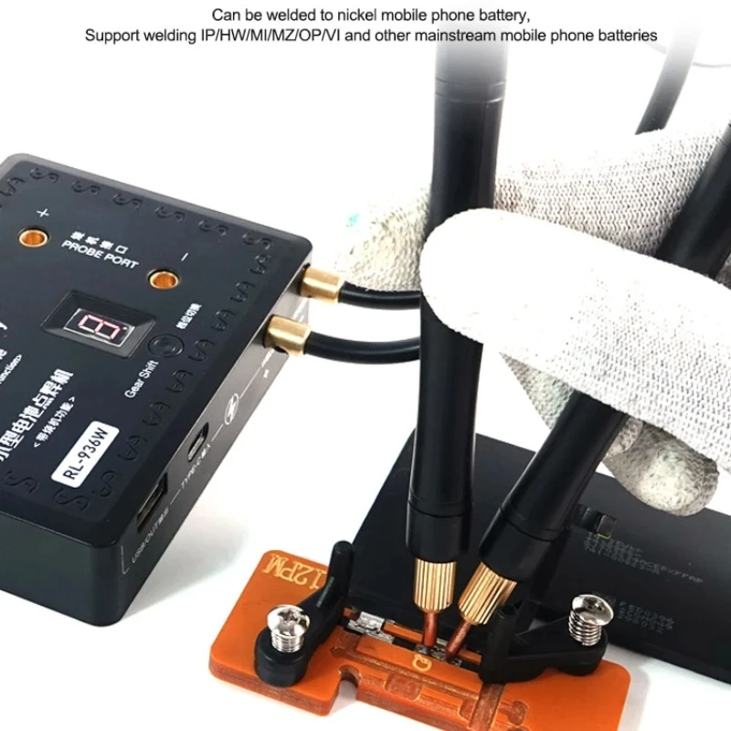 RL-936W V3.0 Small Battery Spot Welder Burn-in spot welding One-handed operation Battery and Steel Plate Replacement