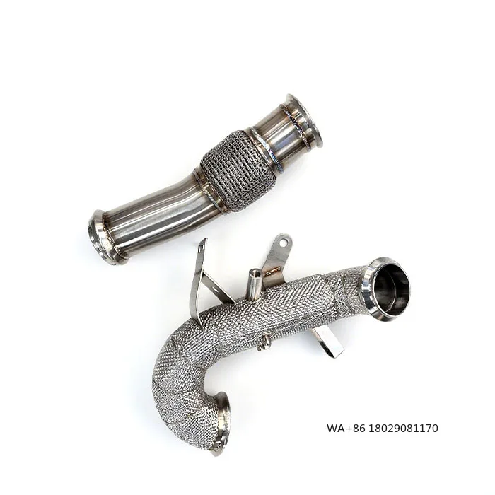 

OEM Downpipe for - A45 W177 2.0T 2020-2023 SS304 Downpipe Without Catalyst with Heat Shield Exhaust System