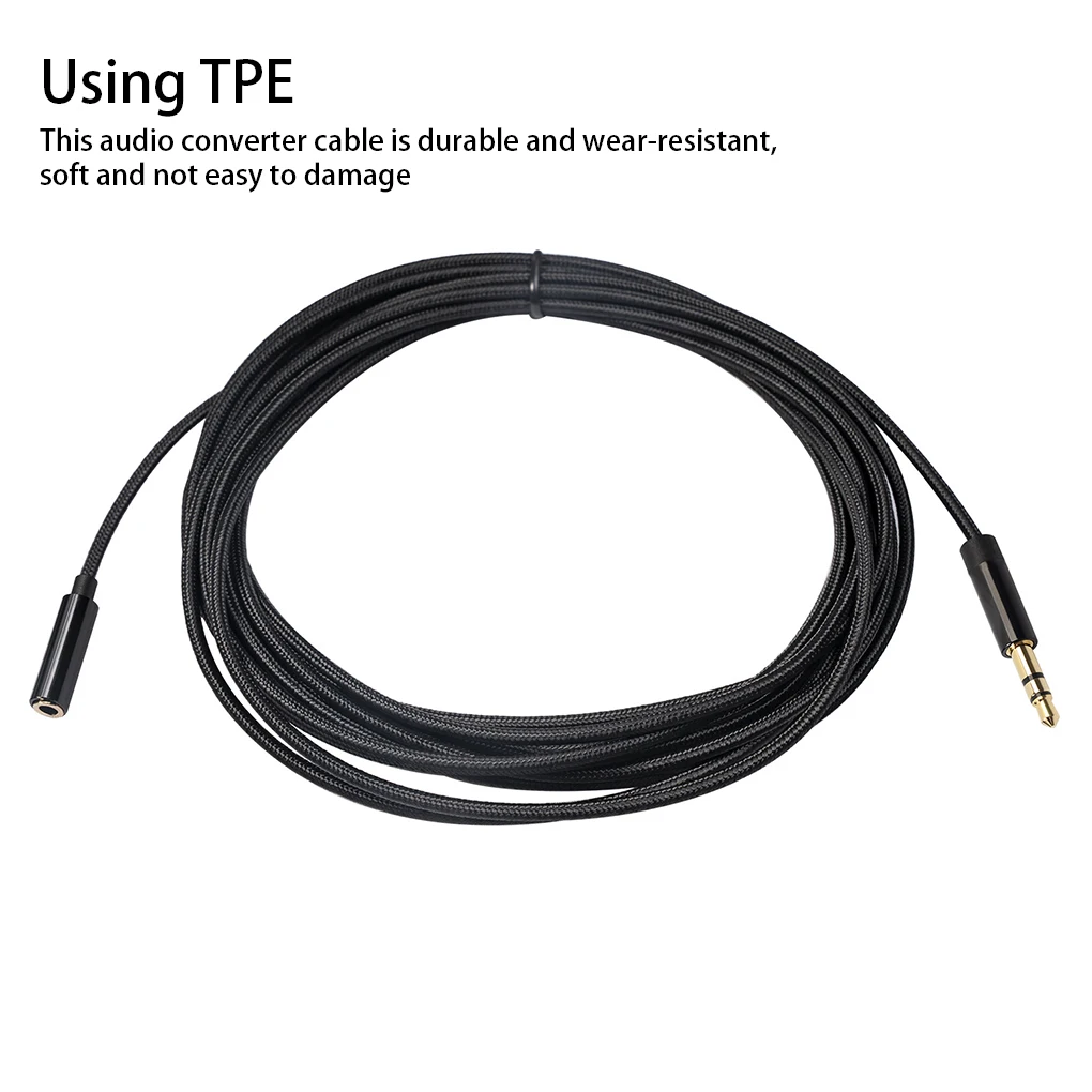 Audio Extension Cable 3 5mm Male to Female Adapter Converter Conversion Connector Sound Equipment Replacing Parts