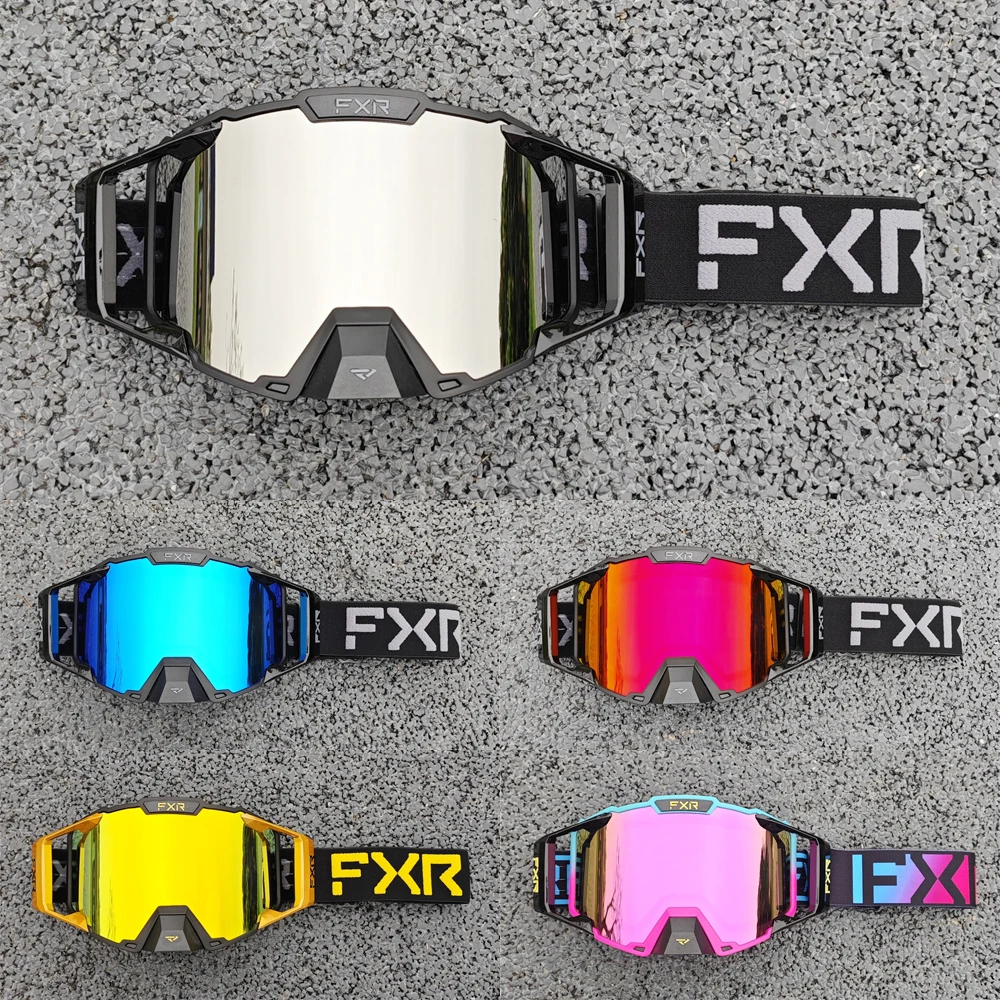 

FXR Motocross Glasses Motorcycle Sunglasses Man MTB ATV Mask Windproof Protection Skiing Cycling Racing Off-Road Goggles