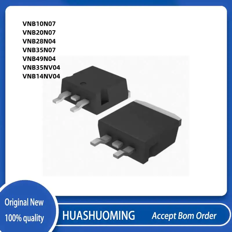 10Pcs/Lot  VNB10N07 VNB20N07 VNB28N04 VNB35N07 VNB49N04 VNB35NV04  VNB14NV04 MOSFET TO-263