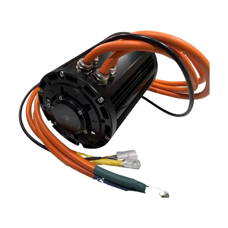 QS138 105H 8000W Mid-drive Center Mount Innerlijke Spline As Elektrische ATV UGV Elektrische Driewieler PMSM Motor
