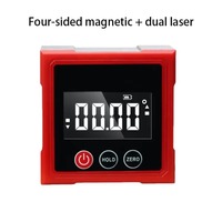 Electronic Digital Angle Dipmeter Gradient Measuring Level Meter Angle Gauge Magnetic Four Sided Level Protractor Inclinometer