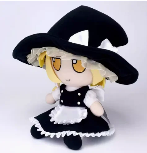 Figura bonita de Anime TouHou Project Kirisame Marisa, Cosplay, chica sentada, almohada Kawaii, regalos