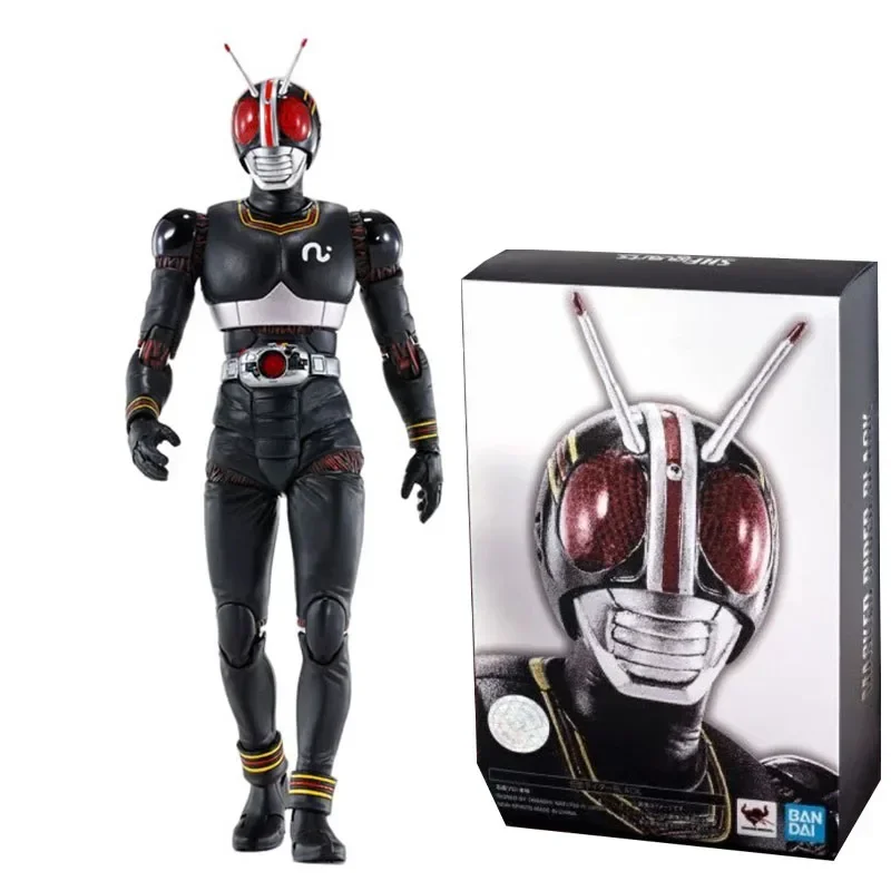 

Bandai Genuine SHF Masked Rider BLACK Joints Movable Anime Action Figures Toys for Boys Girls Kids Gifts Model Ornaments