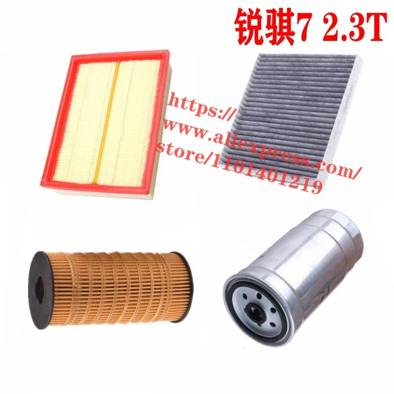 

4pcs/set Filter Set for 22 DFM DongFeng Rich 7/ Ruiqi 7 P11 Pickup 2.3T Air Filter&Oil Filter&Cabin Filter&Diesel Filter