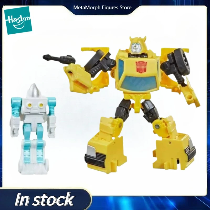 Originele Hasbro Transformers War for Cybertron Kingdom BB F0926 Bumblebee Spike Witwicky Core-klasse actiefiguur