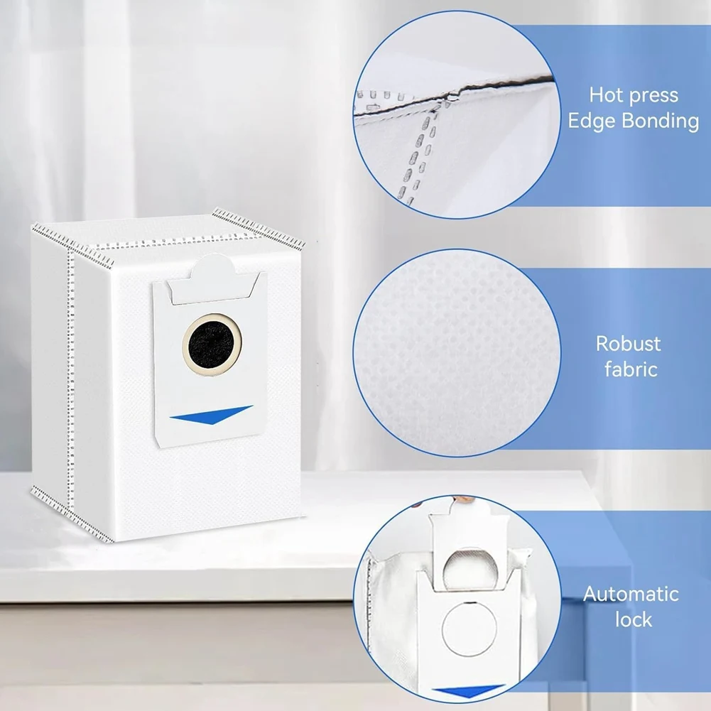 -ABZE sacs à poussière pour aspirateur Robot ECOVACS DEEBOT X2 Omni/ X2/ X2 PRO/ DEX86-sacs d'aspirateur de remplacement jetables
