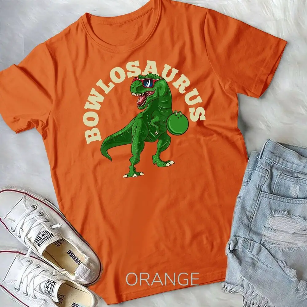 Bowling Bowlosaurus T-Shirt Unisex T-shirt