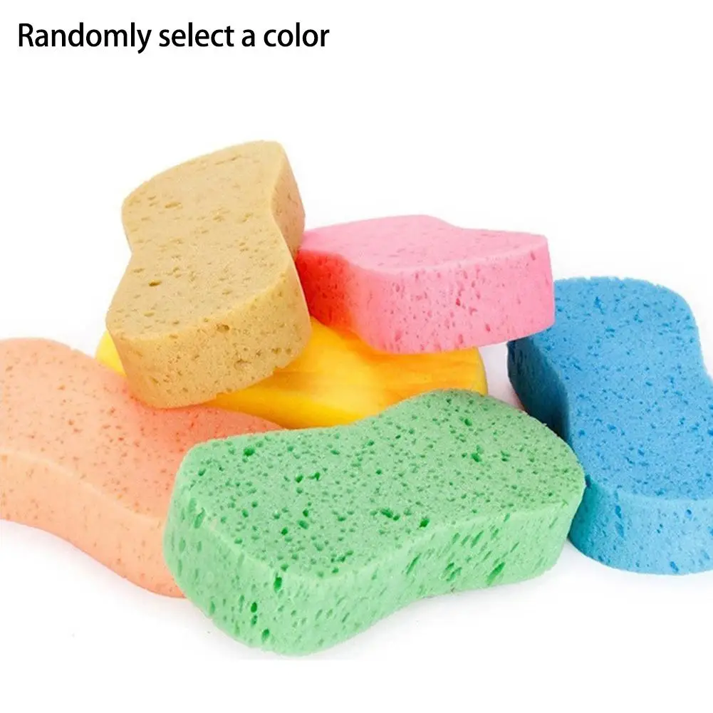 1Pcs High-density Car Washing Sponges Large Honeycomb 8-shaped Sponges Block Car Cleaning Waxing Tools Cleaning Accessories