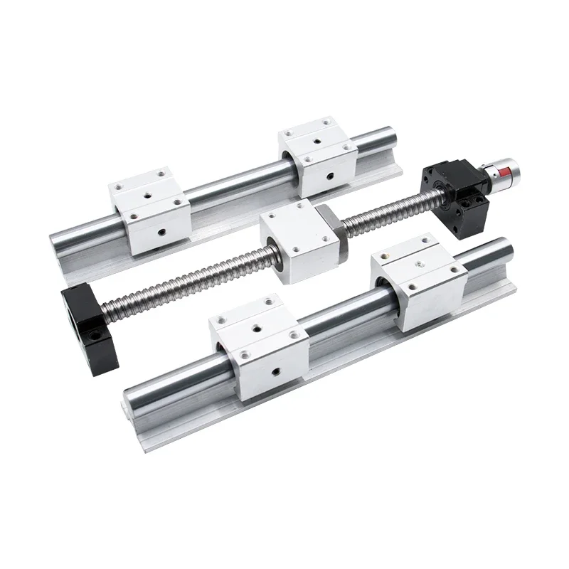 HLTNX 6 комплектов линейных направляющих SBR20-L400/1300/1500 мм + SFU1605-450/1350/1550/1550 мм шариковый винт + 4 BK12/BF12 + 4 гайки DSG16H + 4 муфты CMC
