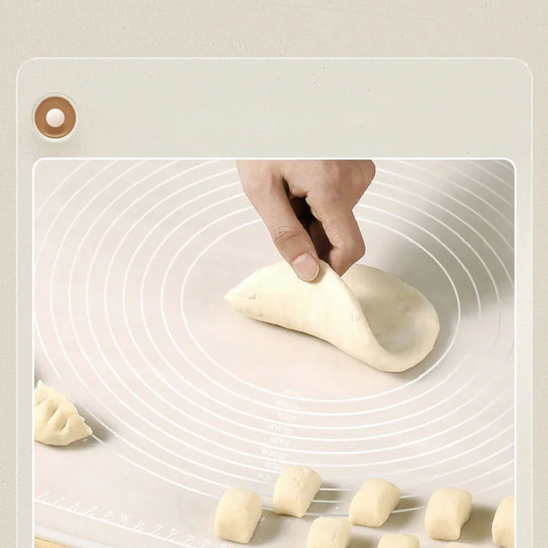 100/80/70/65/50cm Oversized High Quality Silicone Kneading Pad Non-Stick Surface Rolling Dough Mat Oven Liner Cooking Panel Tool