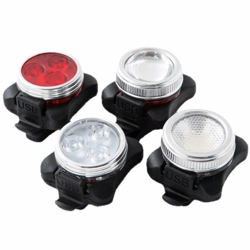 Durable USB Charging Dog Collar Light Waterproof Aluminum Alloy LED Lamp Bicycle Lights Safety