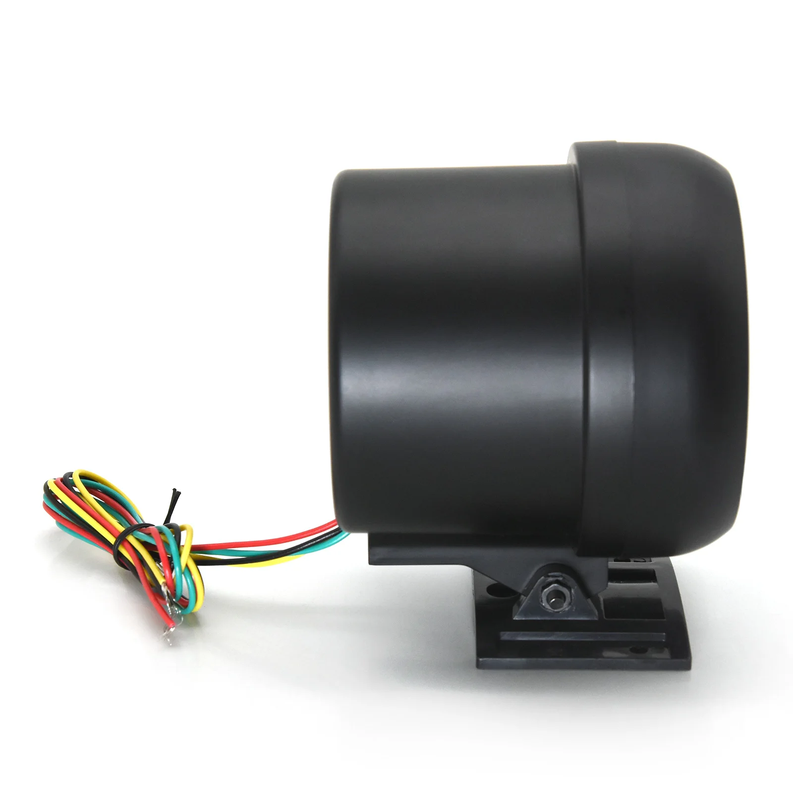 Schwarzer Drehzahlmesser mit Roter Schaltanzeige Universal 3,75 Zoll 95mm 12V Weiße LED Auto 0-8000 U/min Messgerät Tachometer – Detail 13