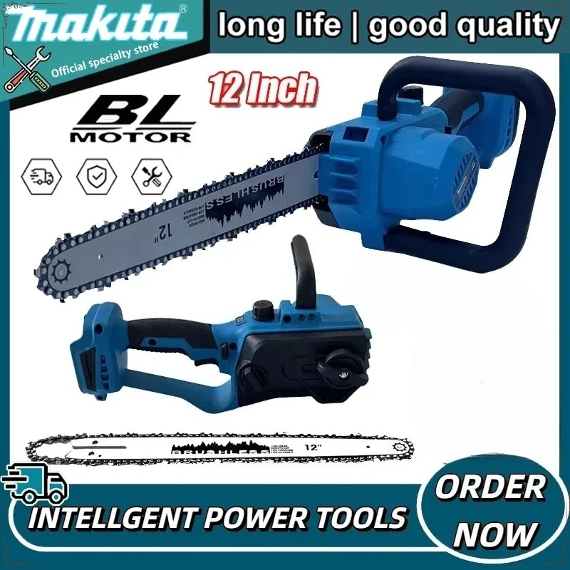

Makita 7000RPM Brushless Electric Chain Saw 600W Cordless Handheld Chainsaw Graden Pruning Power Tool